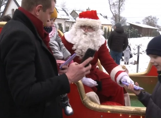 Mikołaj z wizytą w gminie Łukta
