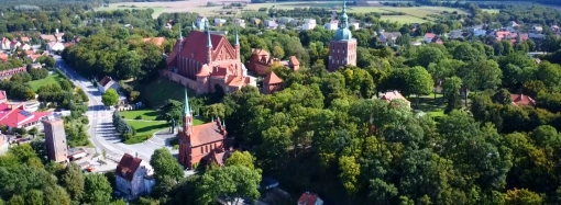 Z nieba nad Świętą Warmią