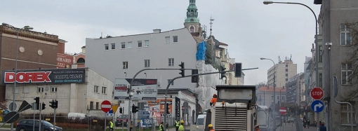Zmiana na skrzyżowaniu w centrum Olsztyna