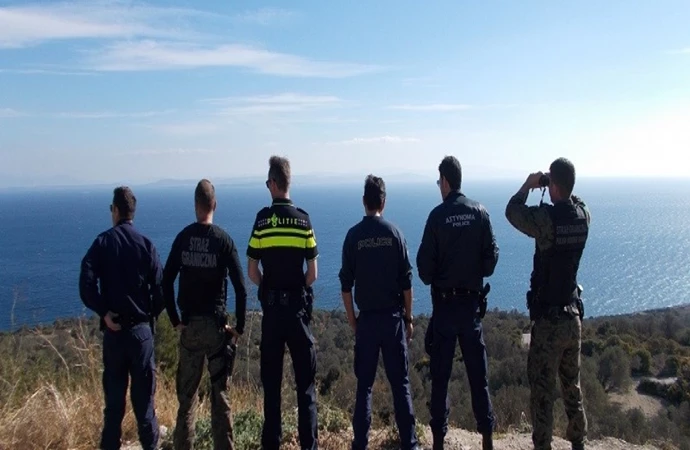 Funkcjonariusze Warmińsko-Mazurskiego Oddziału Straży Granicznej będą pilnować granicy na jednej z greckich wysp.