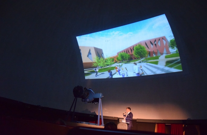 W olsztyńskim Planetarium zaprezentowano koncepcję Powiatowo-Gminnego Centrum Kultury i Edukacji Muzycznej w Wadągu.