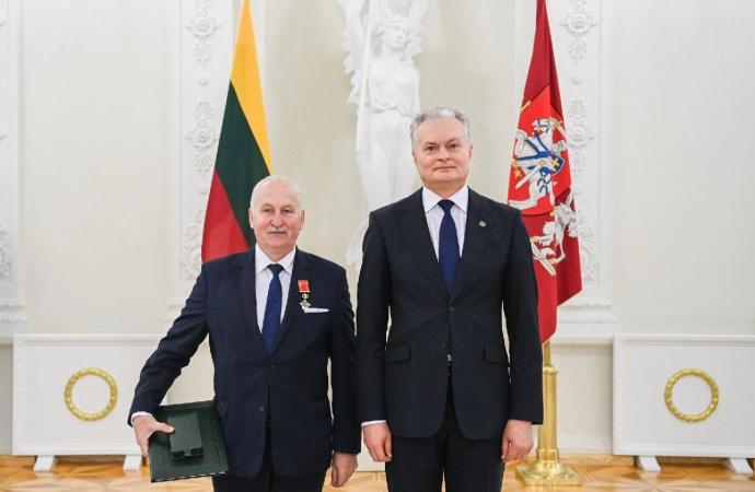 Marszałek województwa warmińsko-mazurskiego oraz dyrektor Muzeum Bitwy pod Grunwaldem otrzymali Krzyże Oficerskie Orderu za zasługi dla Litwy.