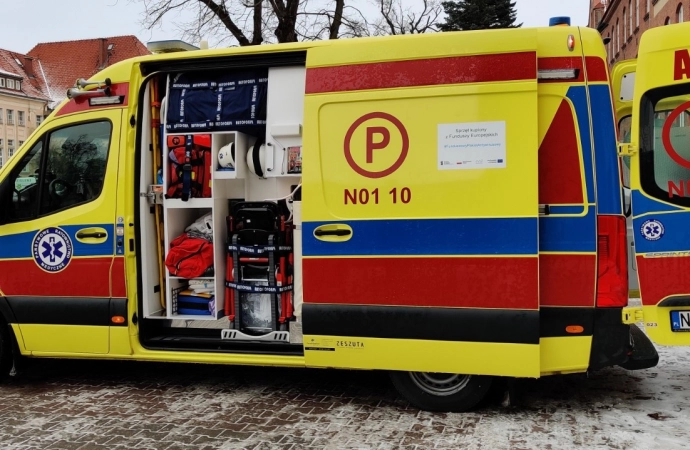 Ełcki szpital wzbogacił się o nowy ambulans.