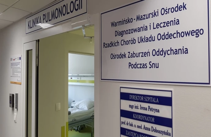 Szpital Pulmonologiczny w Olsztynie otwiera nowy oddział. Będzie zajmował się chorobami rzadkimi.