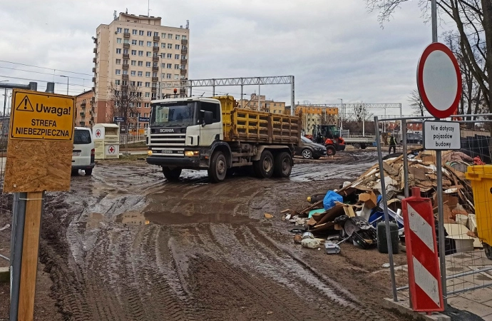 Dobiega końca przygotowanie terenu pod węzeł przesiadkowy Olsztyn-Śródmieście.