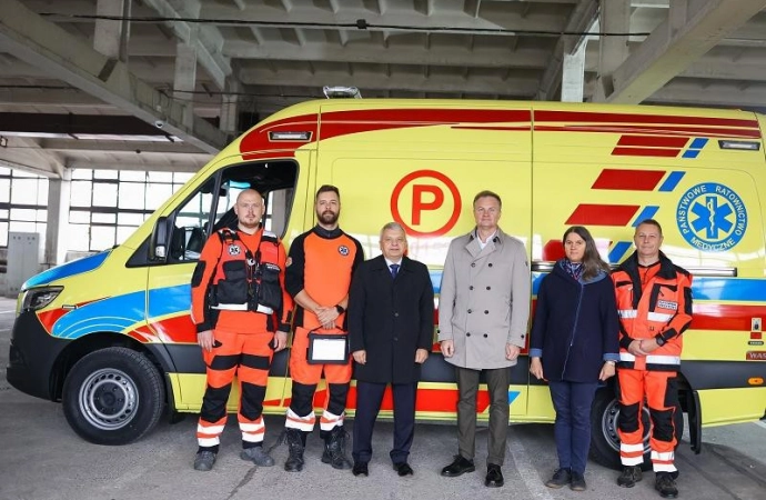 To najcięższy ambulans, jaki jeździ po województwie warmińsko-mazurskim.