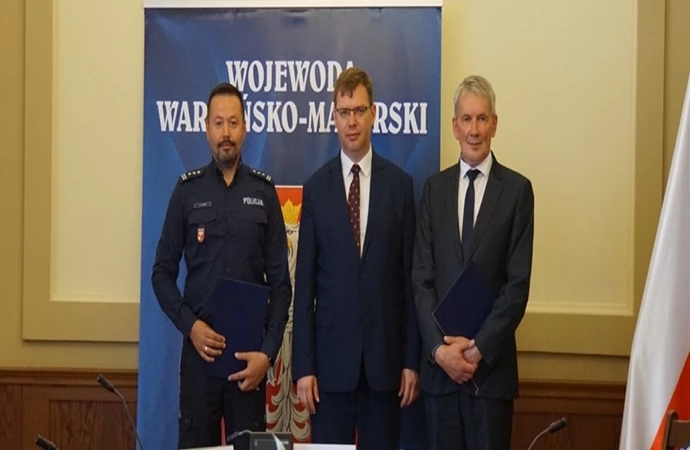 Warmińsko-mazurski wojewódzki konserwator zabytków i wojewódzki komendant policji podpisali porozumienie o współpracy.