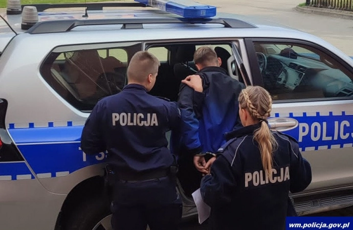 25-letni mieszkaniec powiatu braniewskiego został aresztowany.