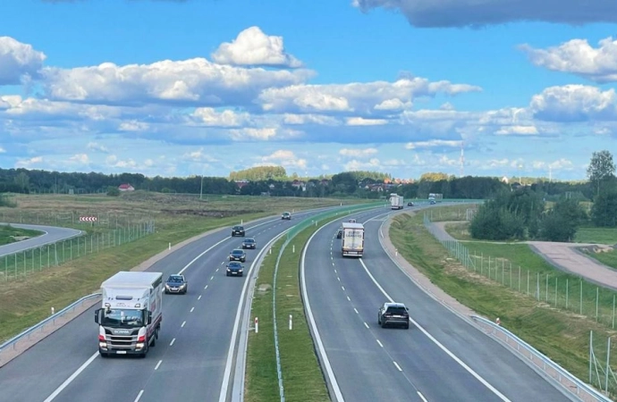 Można już korzystać z nowej drogi ekspresowej na Mazurach.