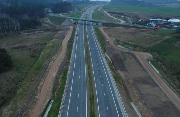 Przed czasem zakończono budowę nowej drogi ekspresowej w województwie warmińsko-mazurskim.