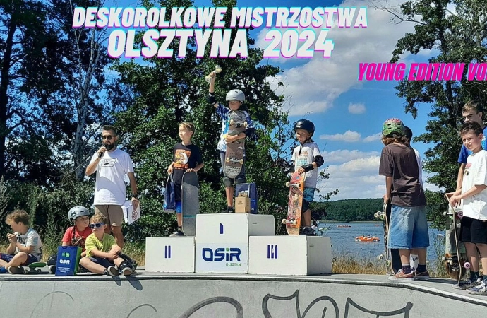 Młodzi skaterzy rywalizowali nad jez. Ukiel. Za nami kolejna już edycja Deskorolkowych Mistrzostw Olsztyna, która w tym roku odbędzie się łącznie w trzech odsłonach.