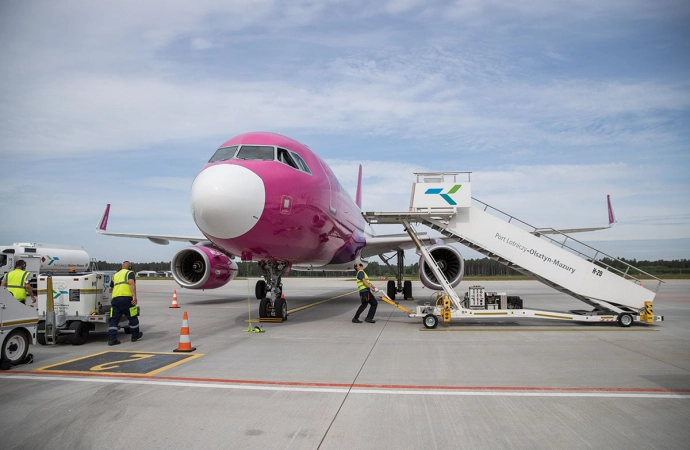 Linie lotnicze WizzAir wznowiły połączenie z lotniska Olsztyn-Mazury do Dortmundu.