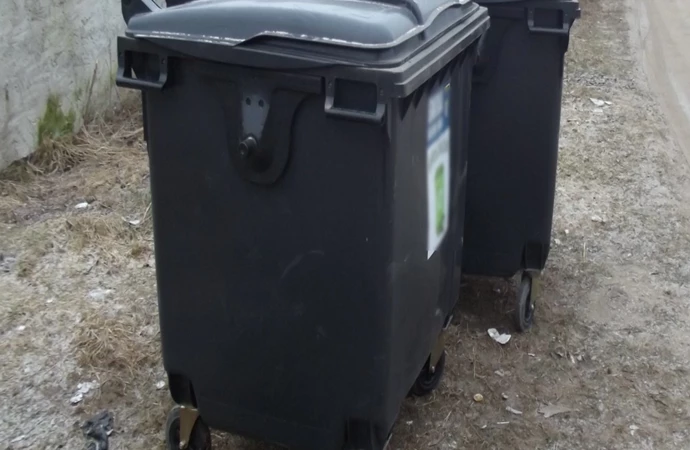 W Rucianem-Nidzie policja zatrzymała mężczyznę, który wyrzucił dwa szczeniaki do kontenera na śmieci.
