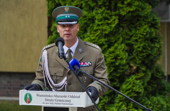 Daniel Wojtaszkiewicz został nowym komendantem Warmińsko-Mazurskiego Oddziału Straży Granicznej.